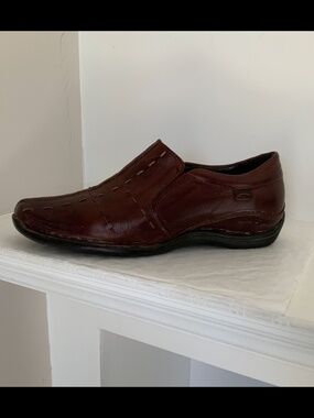 Pikolinos leather women’s shoes, size 36, colour burgundy, made in Spain